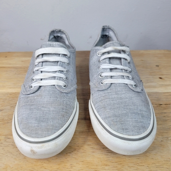 VANS Ortholite Sneakers, Heather Gray w/ Leather Accent, Womens Size : 9.5 - Picture 13 of 15